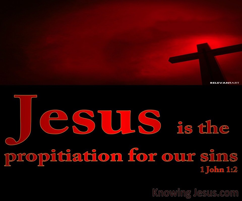 1 John 2:2 Propitiation For Our Sins (red)